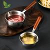 Stainless Steel Oil Pan 150ML 300ML Small Pot Cooking Butter Melting Pot Chocolate Kitchen Cookware Cooking Tools