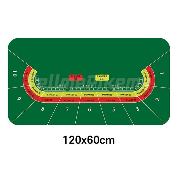 Poker Table Mat Baccarat Casino Board Game Portable, Korea Representative Board Game
