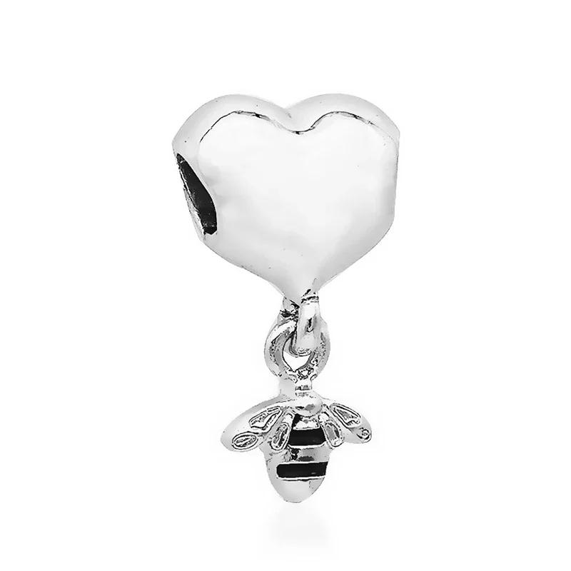 New Arrival Clover Butterfly Elephant Heart Pendant Bead Fit European Charm Bracelets Jewelry Making Accessories