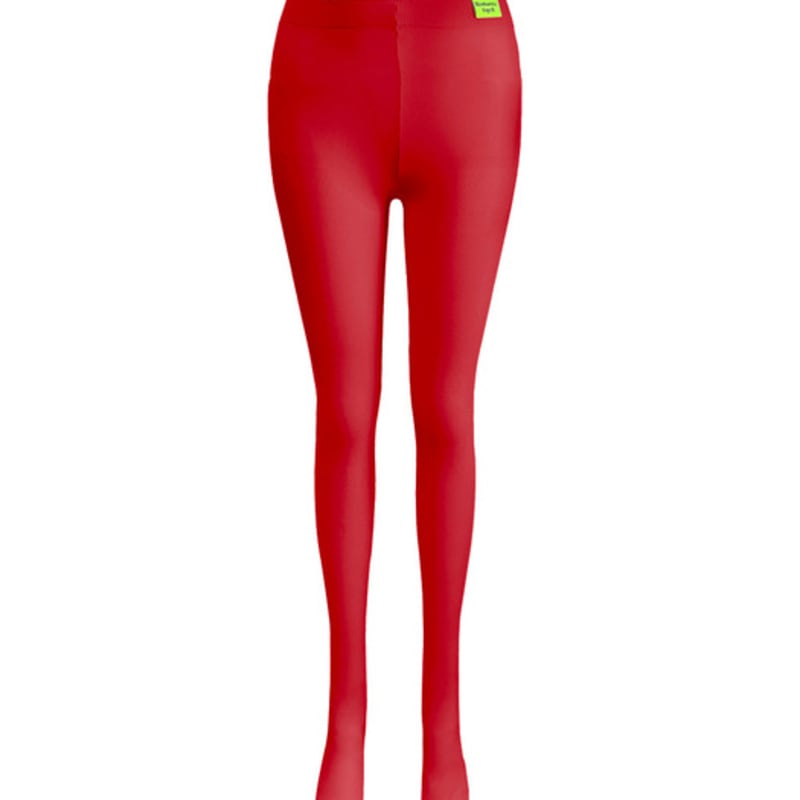 

Романтичные тигровые базовые колготки (красный) Free