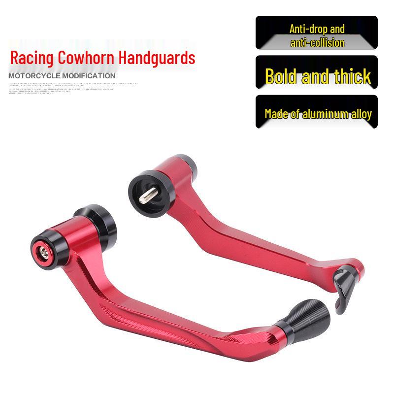 Qianjiang Sai 800 Bull Horn Handguards Sai 921: Anti-Fall Handlebar Protection & Bar End Plugs.