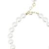 jewelCOUNTY Chain Mix Pearl Bracelet[White]