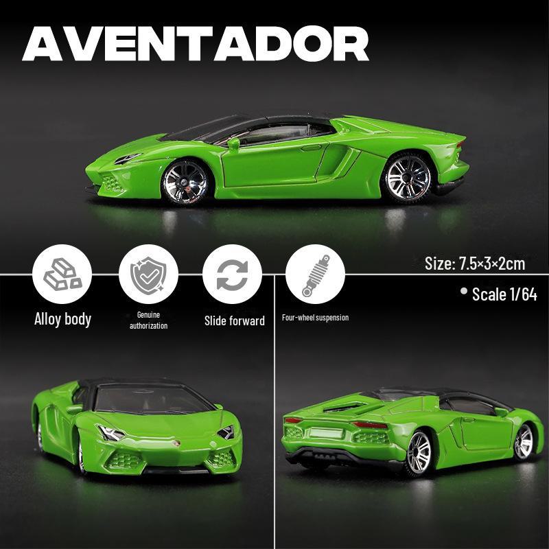 Přeshraniční 1:64 Lamborghini Toyota Slitinový Miniaturní Model Auta Hračka pro Kluky