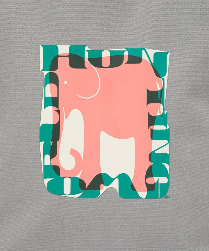 Hunting World Tote Borneo Pink Bag, Large, 7805BNO, Charity,