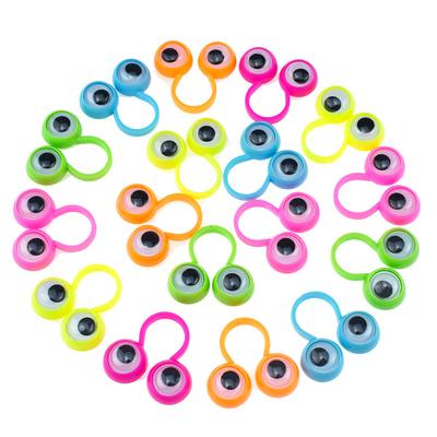 Lustiger Finger Kinder Augenring Spielzeug Neuheit Kreativer Plastik Fingerring Augen Schaukel Party Geschenk Party Streich Werkzeug