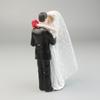 Elegant Design Couple Wedding Cake Topper Resin Romantic Style Cake Decorating Safe Decoration Creative Bride Groom Figurine