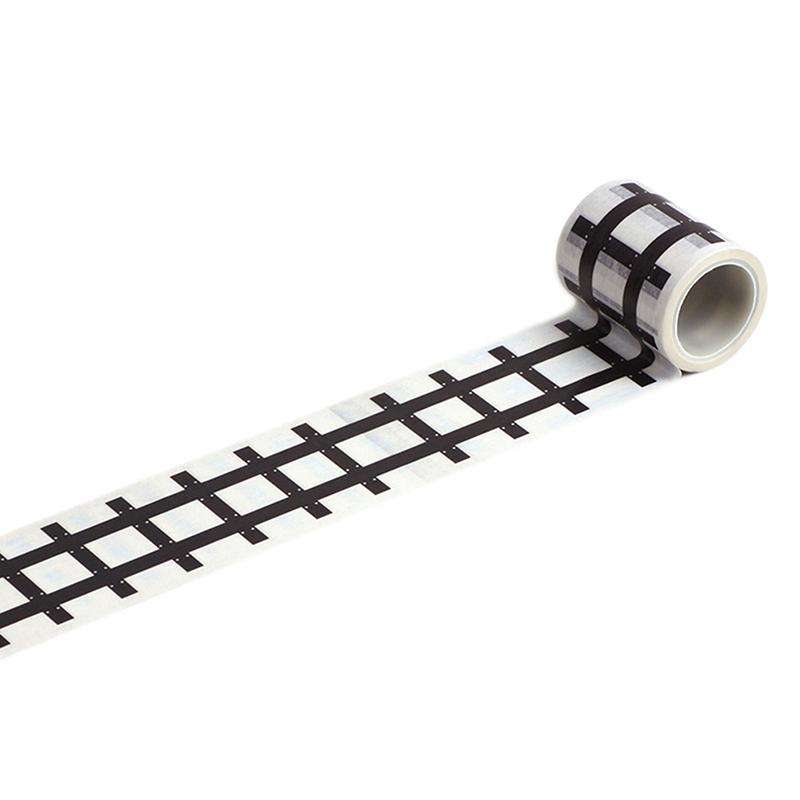 Železniční silniční dopravní páska Washi páska Nálepka DIY Silniční doprava Silniční nálepky