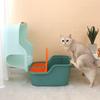 Flur geschlossene Katzentoilette Katzenklo langer Gang auslaufsicher Haustierreinigungsprodukte Zubehör Geruchsentfernungszubehör Bettpfannen