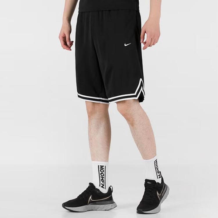Nike Round Neck Short Sleeve T-Shirt And Shorts Set Men Tops And Bottoms Black AR4999-013+DH7161-010