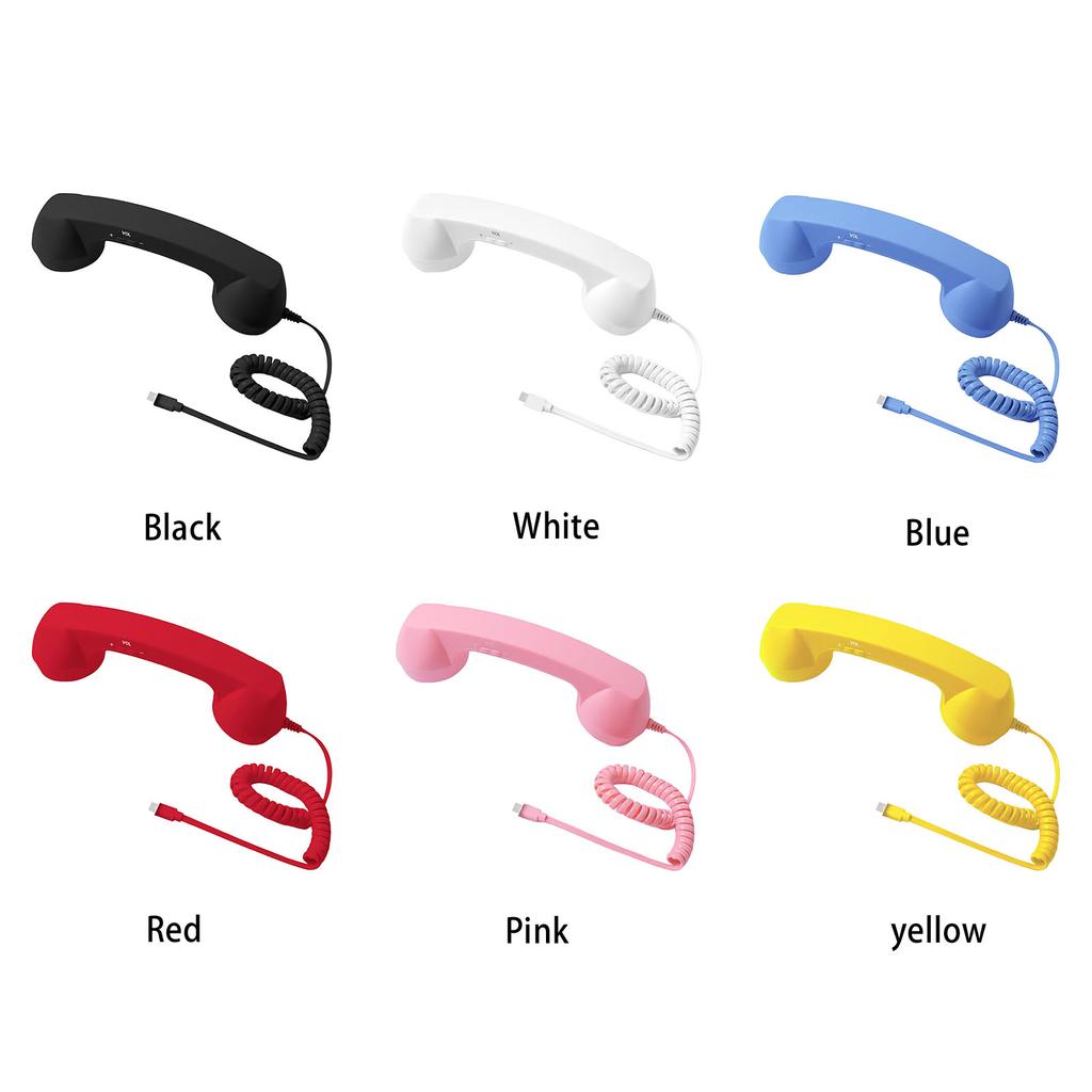Retro Phone Handset, 2026 New Retro Phone Handset for iPhone&Android, Type-C/Wireless Bluetooth Old Fashioned Telephone Receiver