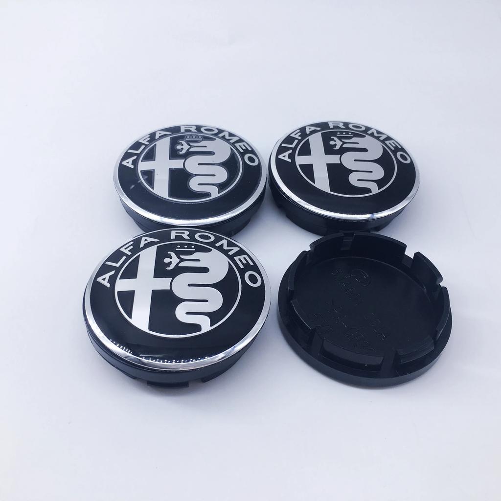 Car Stickers For Alfa Romeo 10Pcs 56mm For Alfa Romeo 159 147 156 Giulietta GT Mito Brera Giulia Car Wheel Hub Logo Modification