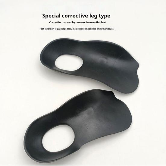 1 Pair Arch Support Insoles Shock Absorption Orthopedic Flatfoot Pad Comfort Ankle Stabilization Corrective Support Universal Foot Pad