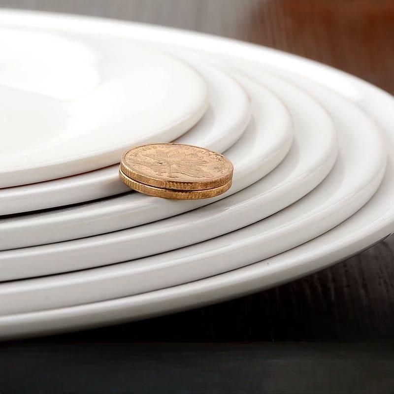 A3 Melamine Round Dinner Plates