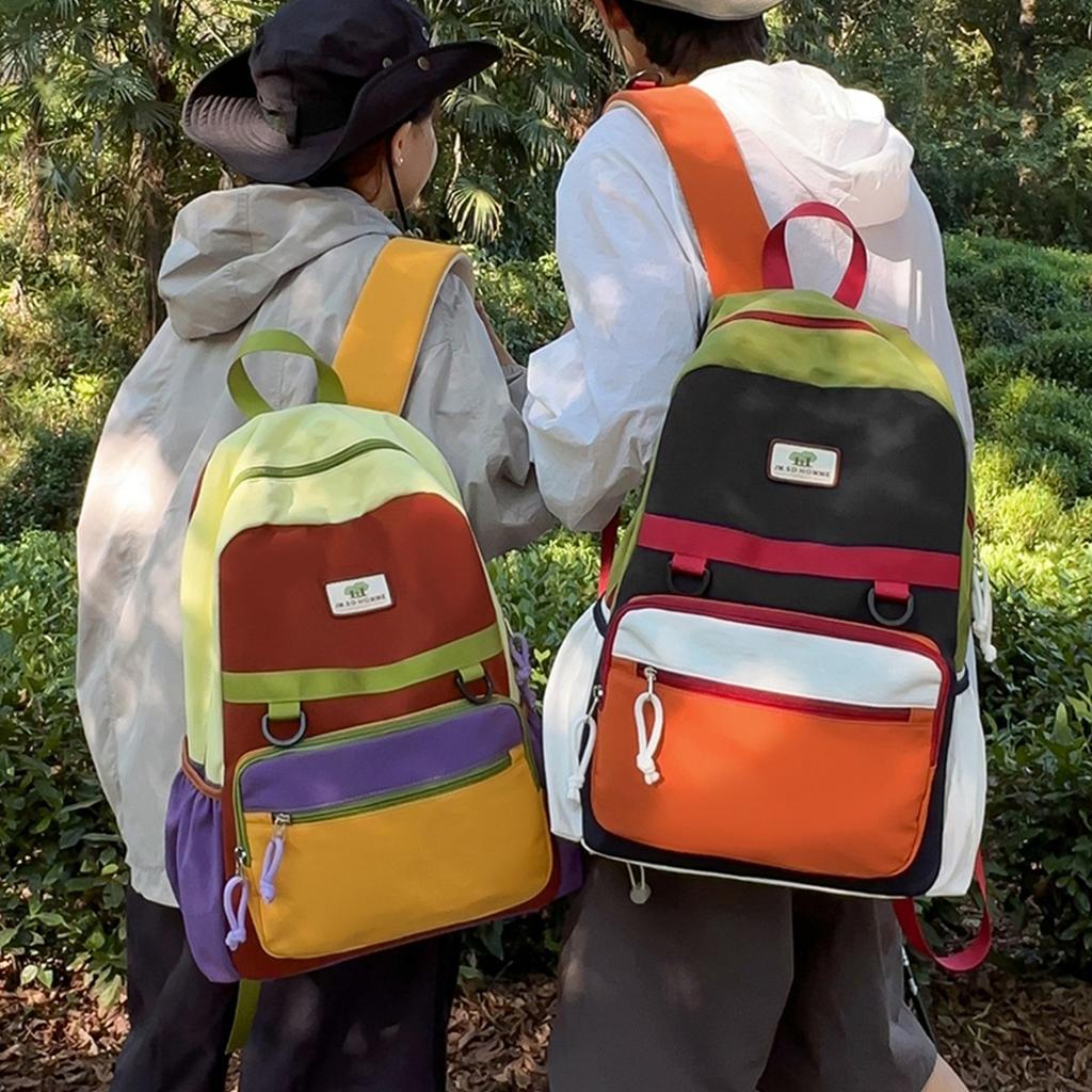 Fashion School Bag Men'S College Students Junior High School High School Large Capacity Backpacking Travel Backpack Women'S Light Outdoor