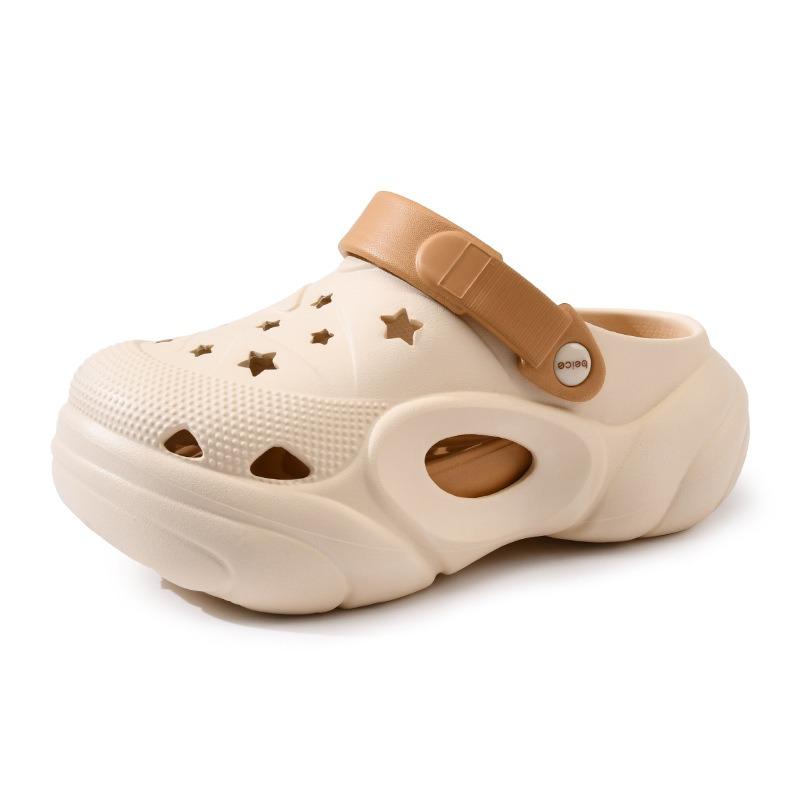 Hole Shoes Women's Outer Wear Breathable and Wear-resistant Bag Head Drag Home Non-slip Versatile and Non-smelly Feet Advanced Cool Slippers