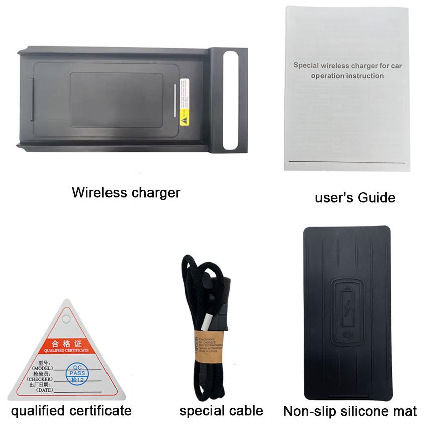 

15 Вт автомобильное беспроводное зарядное устройство для Volvo S60 2015-2019 V60 13-2018 аксессуары для интерьера специальный мобильный телефон быстрая зарядная панель