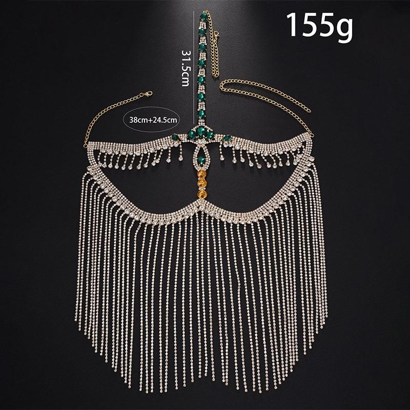 Tassel Mask Halloween Rhinestone Mask Masquerade Versatile Accessories Female Mask