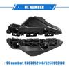 1 Pair Bumper Mounting Support Bracket Compatible for Toyota Yaris 2007-2012, Left Right Bumper Retainer Set Plastic Black