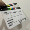 Acrylic Colored Movie Clapperboard Scene Marker - English Photography Prop