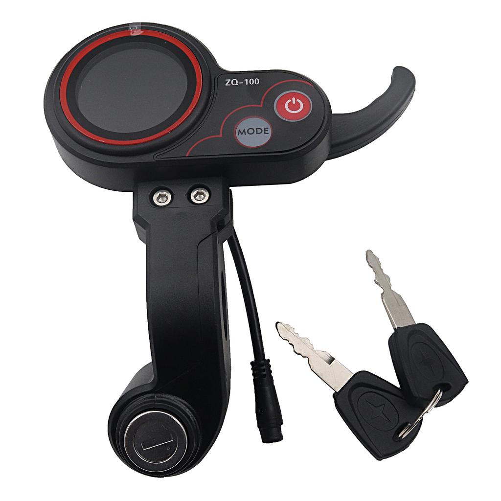 Elektrische Scooter 36V-60V ZQ-100 LCD Scherm Met Vergrendelingsinstrument Voor Elektrische Scooter Automatische Auto Accessoires