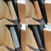 Car Seat Belt Shoulder Protector Extended Shoulder Protectors Soft Leather Protective Cover 1pair of Car Accessories
