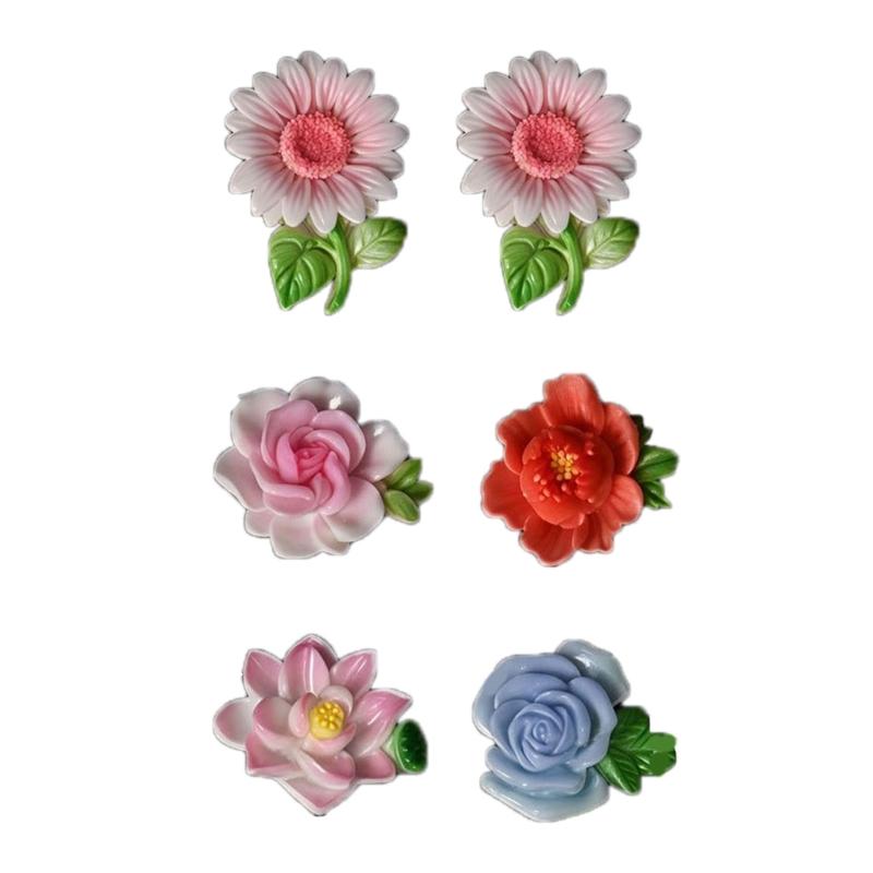 Food Grade Silicone Floral Mold For Resin Clay Plaster Cake Decoration Creation Sunflowers Flowers Flower Embossing Tool
