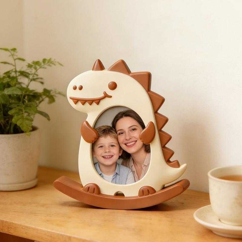 Flexible Silicone Craft Mold for Picture Frames With Rocking Base Desktop Ornament Mould Jewelry Tool
