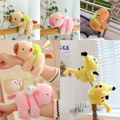 Boutique Kapi Pop Pop Ring Capybara Doll Bracelet Doll Plush Toy Girl Doll Children's Wrist Lap