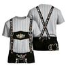 Herren T-Shirt mit kurzen Ärmeln und Retro Festival Print, lockere Passform, lässiges Sommer Top