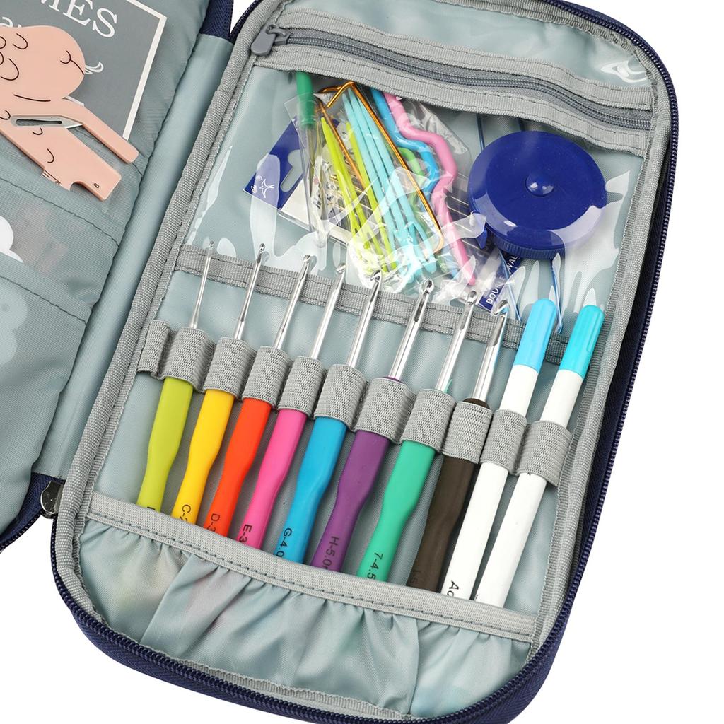 Handgehäkelte Häkelnadel für Etui Stricknadel-Organizer für Etui für Häkelnadeln Stricknadel und Strickzubehör
