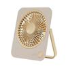 1200mAh Rechargeable Desk Fan with USB Charging Portable Design and 4 Speed Airflow Control for Bedroom and Travel Use