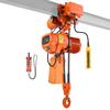 2000 Kg Electric Chain Hoist, 6.1 M Lifting Height, Three-Phase Overhead Crane with 100 M Wireless & 4.8 M Wired Remote Control, Double G100 Chain