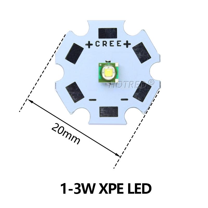 3W 5W 10W 18W T6 XML2 Hochleistungs-LED 3V XPE XHP50 6V 3,5*3,5mm/5*5mm DIY Taschenlampen Teile Perle Für Fahrradzubehör Stirnlampe