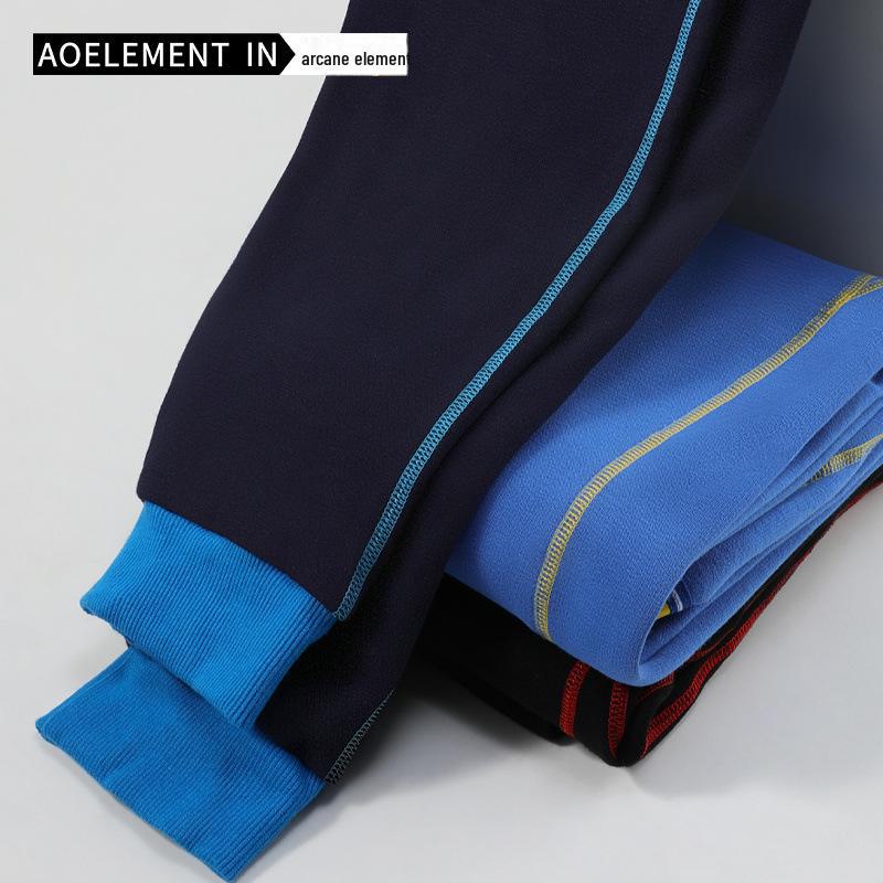 Men's Thick Fleece Lined Winter-Autumn Cotton Wool Leggings