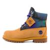 Botas Outdoor Impermeáveis de Cano Alto em Couro Botas Masculinas Amarelo Marrom A2M5V
