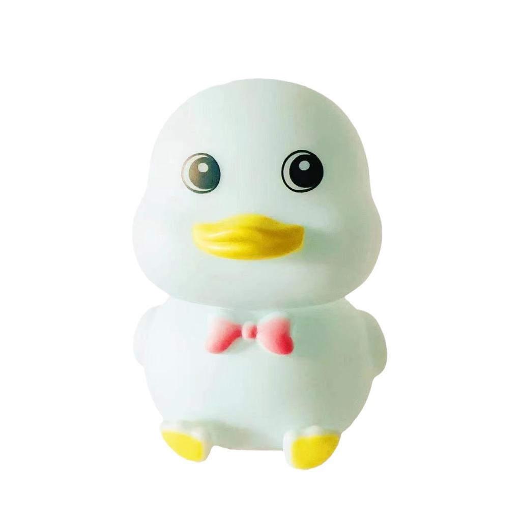 Cartoon Silicone Sleeping Light Duck Night Light USB Rechargeable Touch Sensor Bedside Lamp