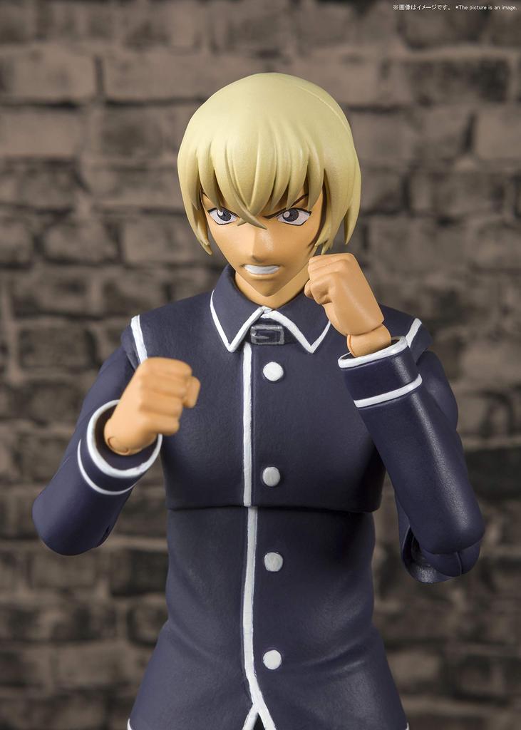 TAMASHII NATIONS Detective Conan Toru Approximately PVC Painted Action Figure S.H.Figuarts Amuro, 160mm,