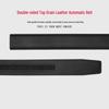 Men's Premium Cowhide Leather Belt with Automatic Pin Buckle