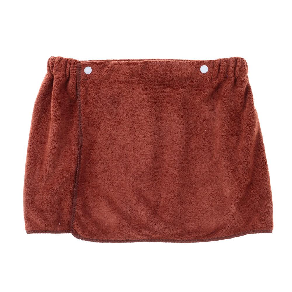 2 PCS Wearable Short Pants Towel Button Closure Swimming Wrap Towel Men's Bath Towel  Shower Spa