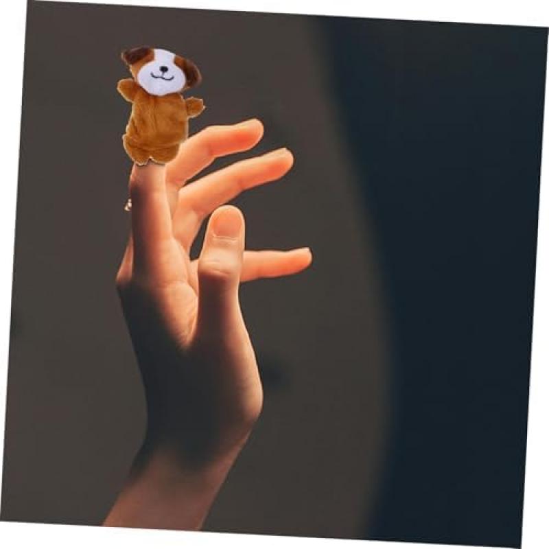 BESPORTBLE 10stücke Plüschtier-fingerpuppen Spielset Cartoon-tierpuppen Zum Geschichtenerzählen Für Junge Mädchen Und Kleinkinder