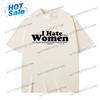 I Hate Wounisex Funny Letter Meme Tshirt Unisex Wounisex Casual Cotton Vintage Short Sleeve T Shirt Unisexs Oversized Crewneck Tshirts Bl