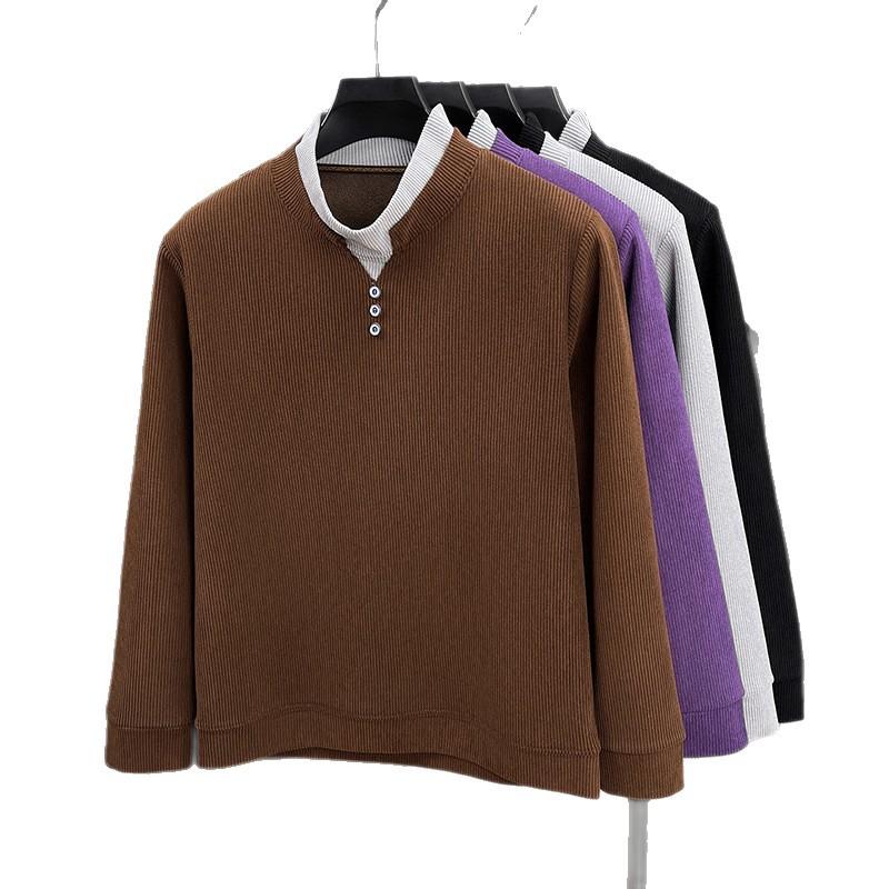 Winter Men's Crew Neck Casual Fashion Versatile