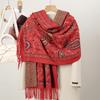 New Shawl Warm Winter Scarf Hijab Women Print Paisley Cashmere Pashmina Thick Wrap Head Neck Foulard Luxury  Blanket Echarpe