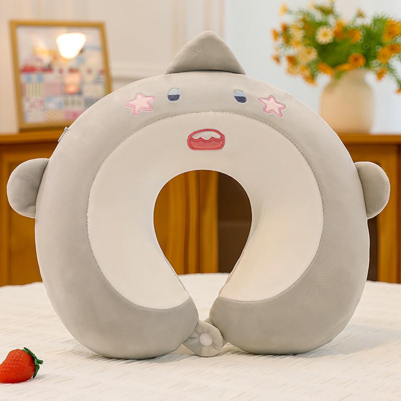 Cartoon Animal Ushaped Memory Foam Neck Pillow For Office Nap Travel Cute Plush Cushion