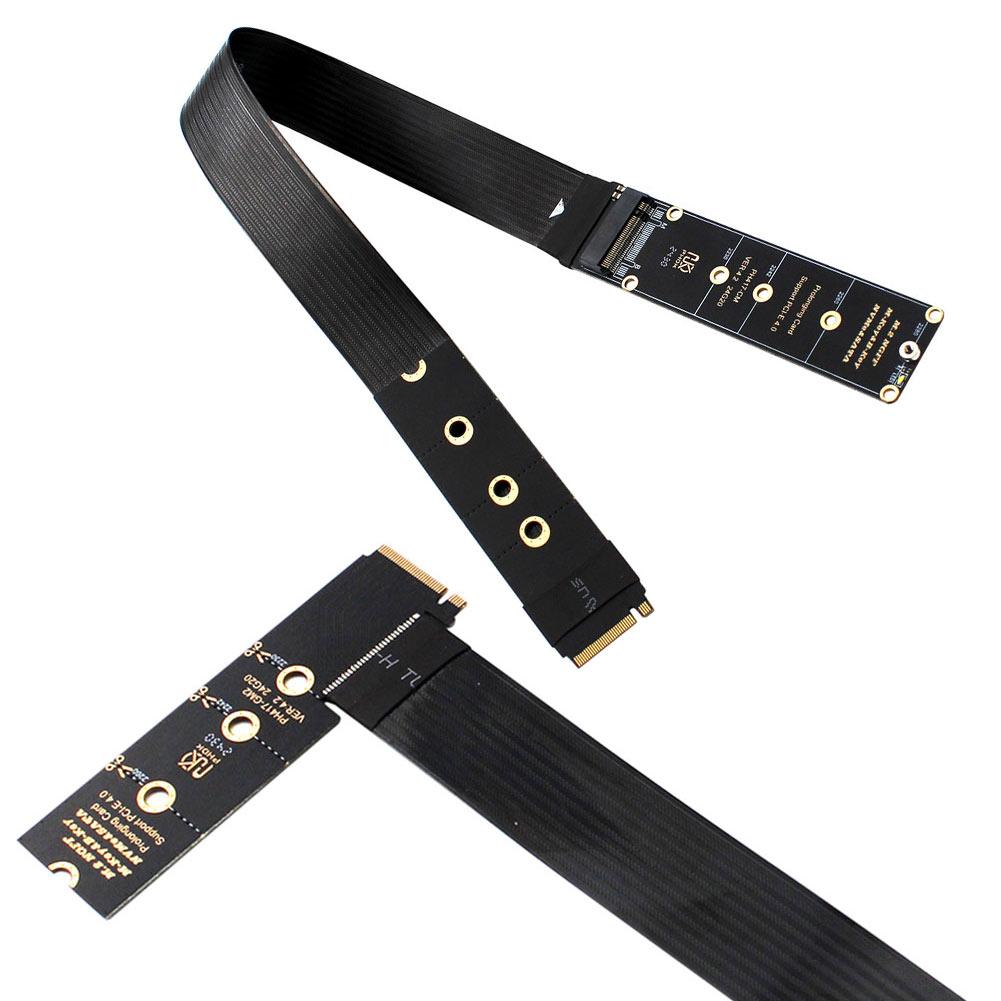 M.2 NVME NGFF M-Key SSD Extension Cable Support PCle4.0 NGFF M-Key PCIe4.0 SSD Extention Card M.2 NVMe SSD Extension Cable
