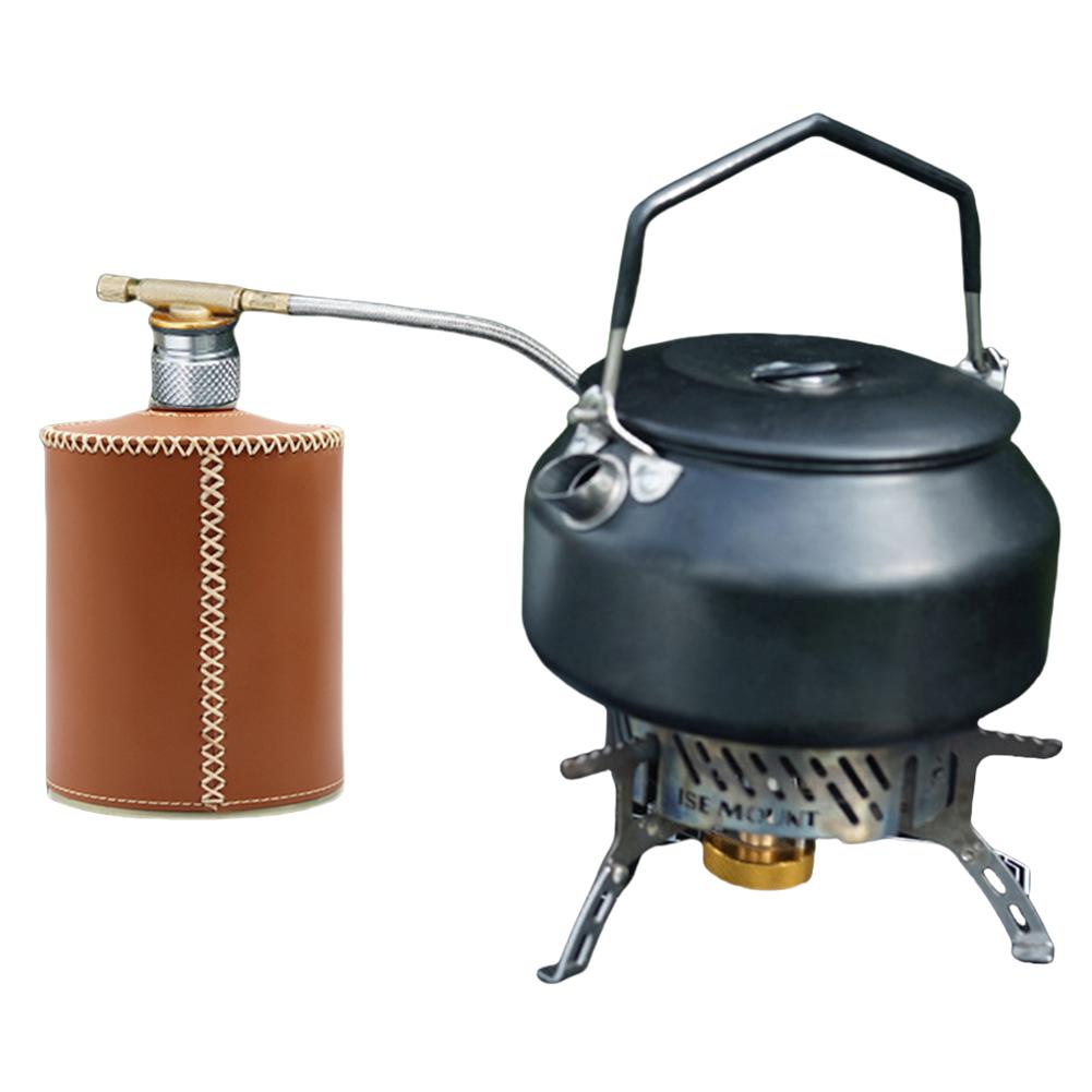 450/230G PU Leather Gas Can Protective Cover Gas Canister Protective Cover Gas Canister Case for Outdoor Camping