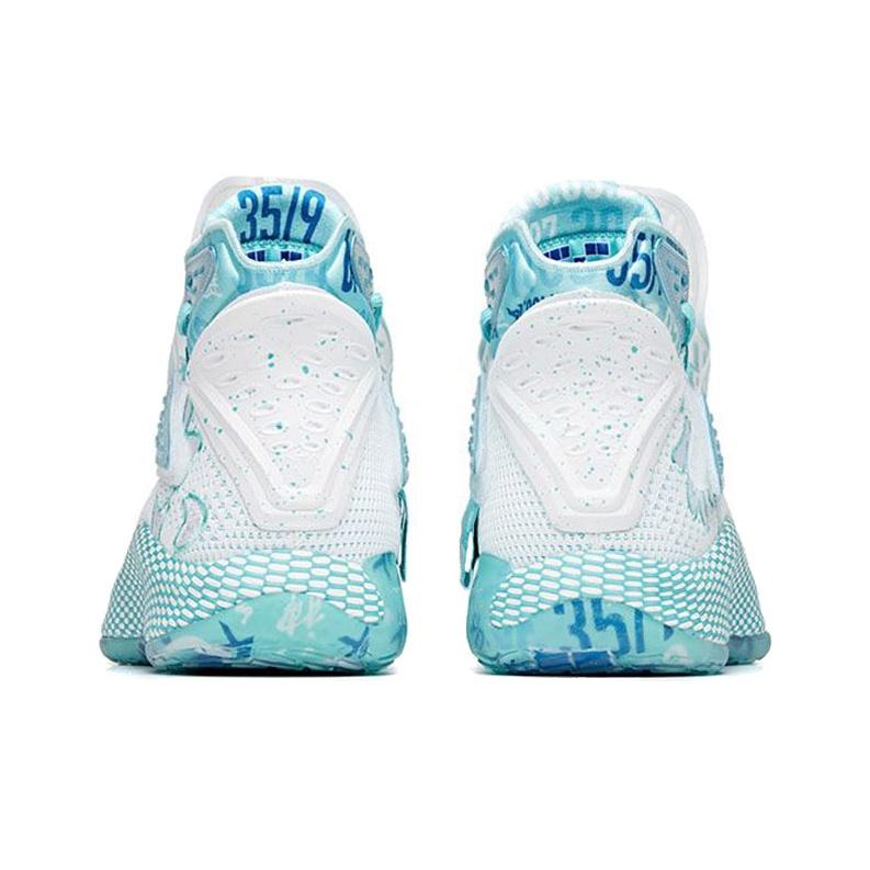 Anta KT5 Thompson Pro Basketballschuhe Herren Sneaker Weiß Blau 112021101-6
