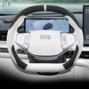 For Geely Galaxy E5 2024 2025 Suede Car Steering Wheel Cover Anti Slip Sweat Absorbing Special Interior Autocar Accessories