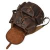 Retro Men'S Leather Backpack Men'S Leather Backpack Student Casual School Bag Going Out Travel Bag