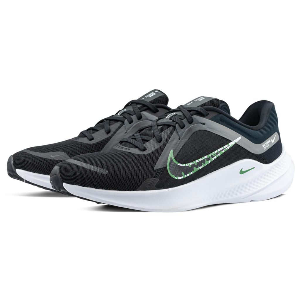 Nike Quest 5 Cushioning Breathable Low Top Running Shoes Men's Black DD0204-001(Team321-)